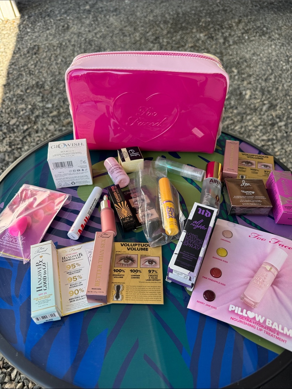 Too Faced Bag with Deluxe Samples